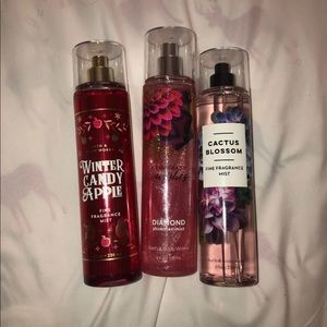 ✨SALE✨Bath and body works fragrance mist bundle